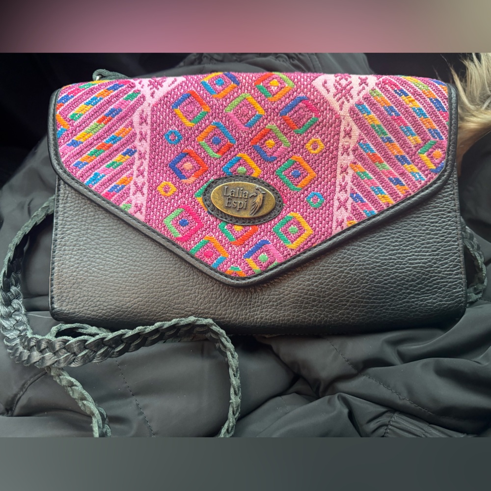 Lalia Espi Leather Angelina Clutch